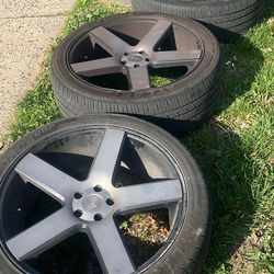 Rims and tires 265/40 R22