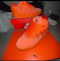 puma lamelo ball naranja