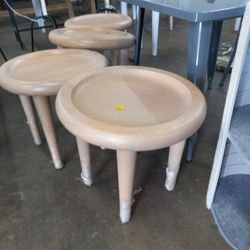 Brand New Round  Wood Accent Table