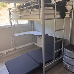 Bunk Bed With Desk And Chair 