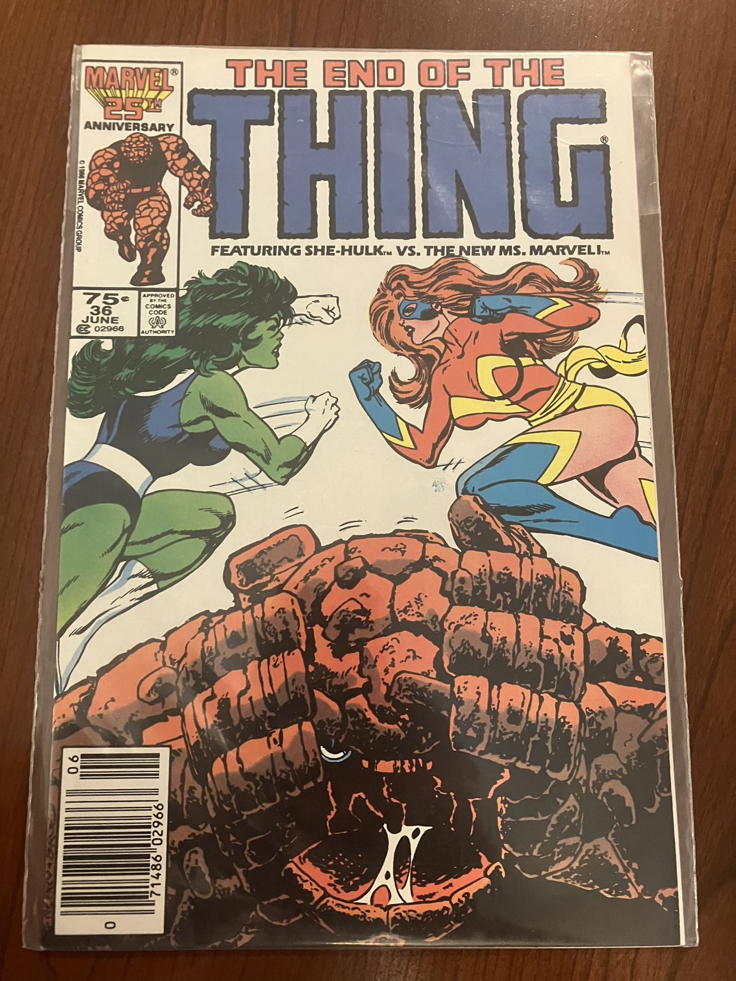 1986 The Thing # 36 Comic Book ( Final Issue)