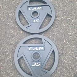 CAP Olympic Grip Plates-35lbs Cash or Zelle 