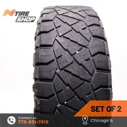 Selling a Set of 2 Used 8/32  LT  295/65R20  129/126Q  Nitto  Ridge Grappler