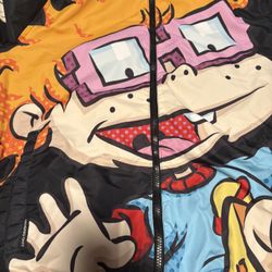 Rougrats Windbreaker Jacket Size XL