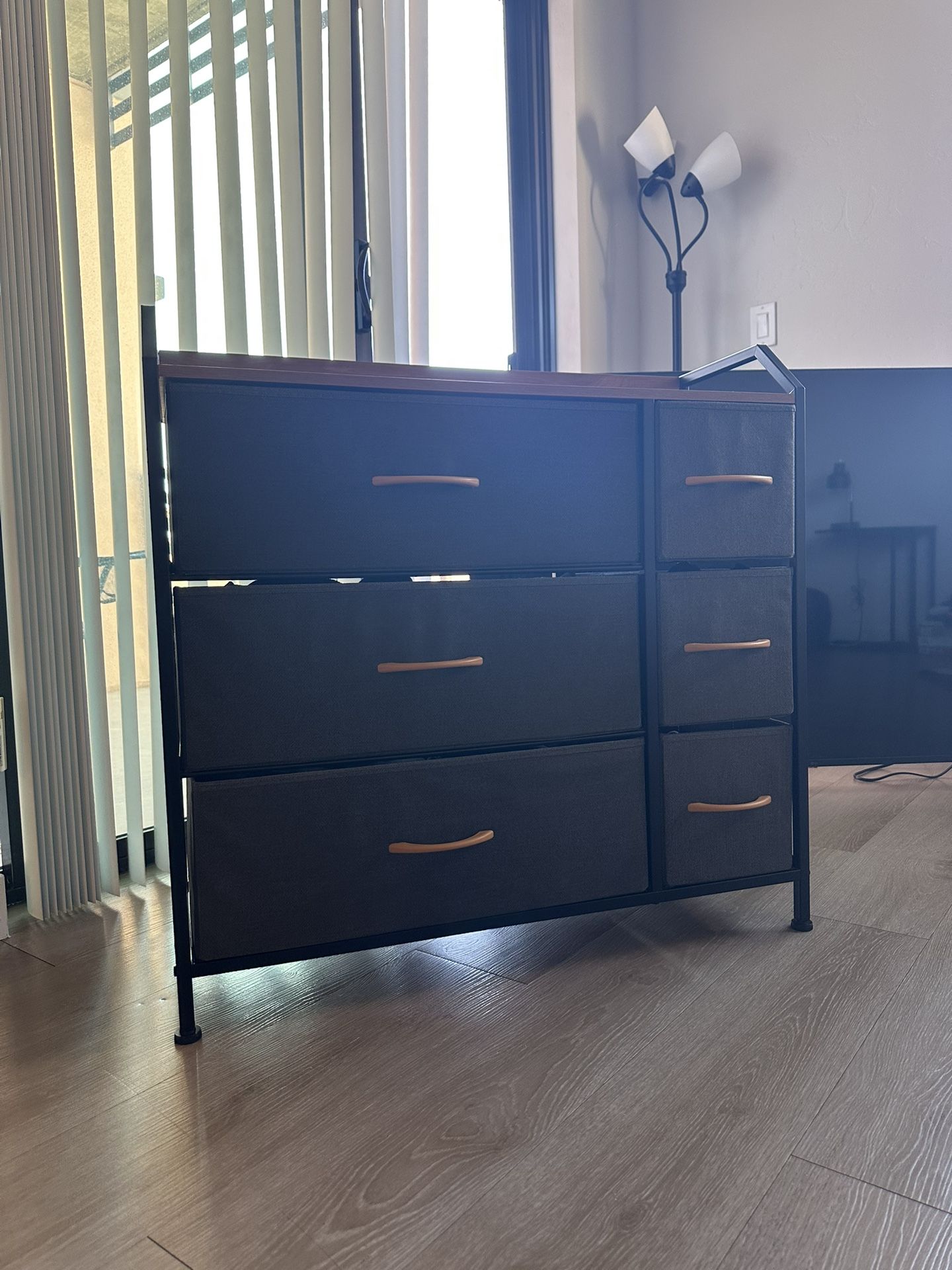 Fabric Drawer Dresser – Great Condition