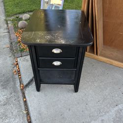 Solid Wood Side Table