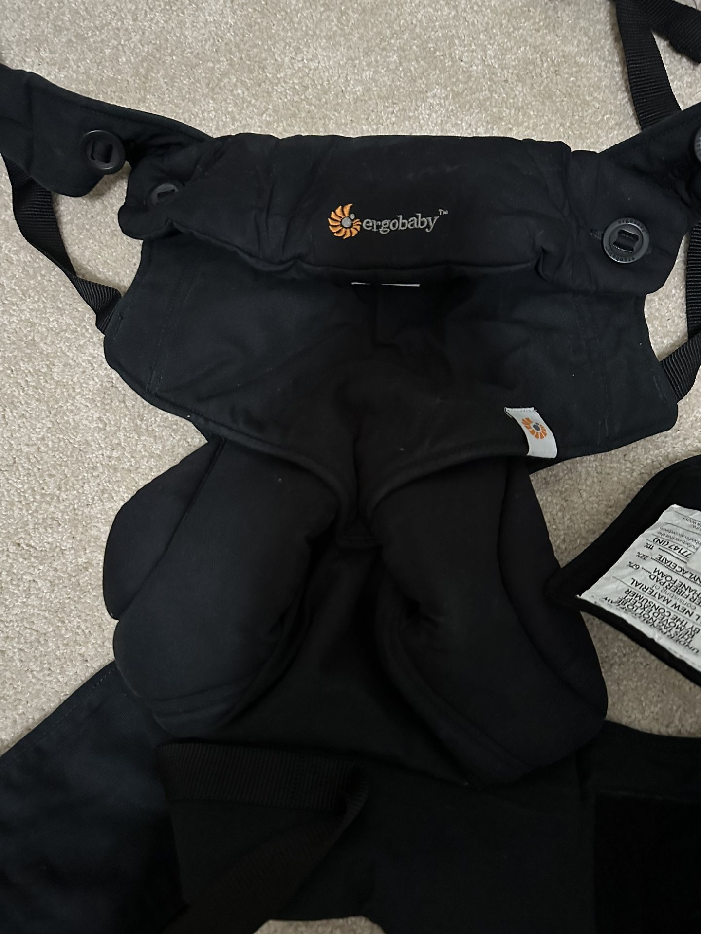 Ergobaby 360 four position baby carrier black