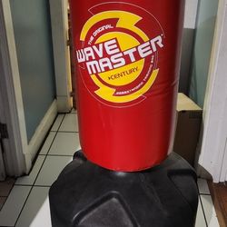 Century Original Wavemaster Adjustable Height Freestanding Training Bag-Red