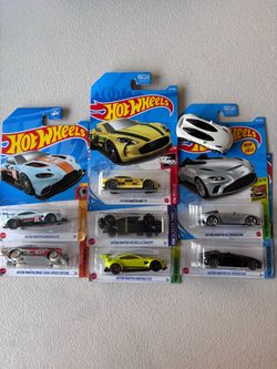 Lot of 8 Hotwheels Aston Martin