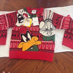 Christmas Looney Toon Marc Jacob Boys Sweater