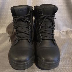 Womens Size 8 A.T.A.C 511 Zip Black Boots 