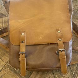  LXY  Vegan Leather Backpack/ Vintage Laptop/Bookbag For Women Or Men