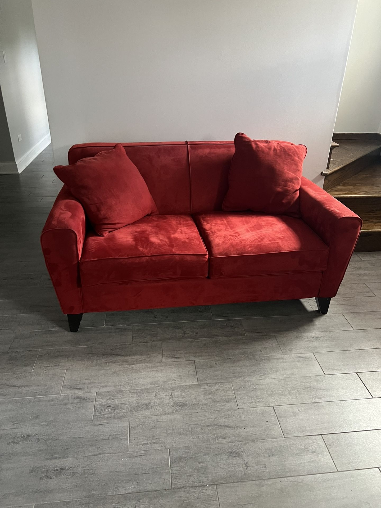 Red Sofa Set