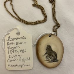 Ivory Pendant 