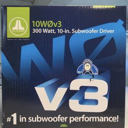 JL Audio 10” Subwoofer 10w0v3-4 Brand New 