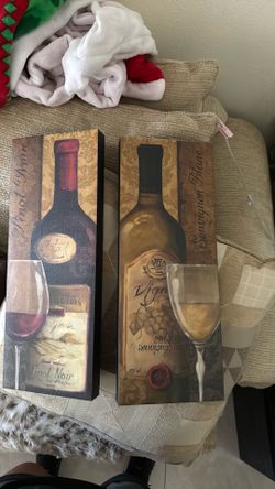 Wall art, and mirror