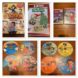Kid’s DVDs (Total 12 Including Several Holiday Ones)