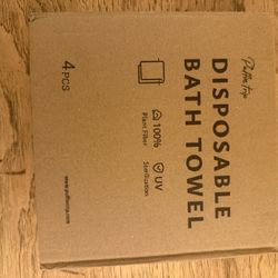 Disposable Bath Towels – 4 Pack 