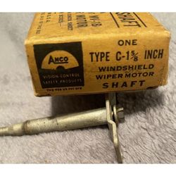 Vintage ANCO Maxi-Vac WIPER MOTOR SHAFT Type C-1 5/8 " NOS For: Model MV-1A or MV-1B