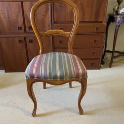 2 Antique Hardwood Dining Chairs