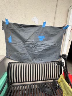 Plastic tarp cover