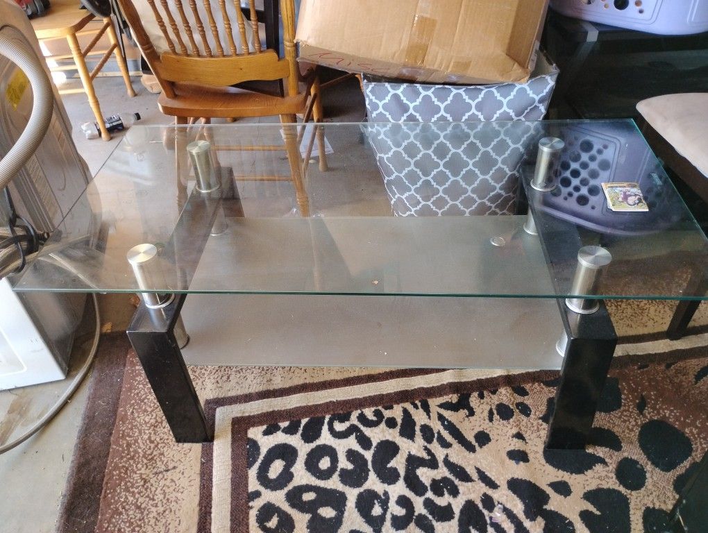 Coffee Table With Small Side Table