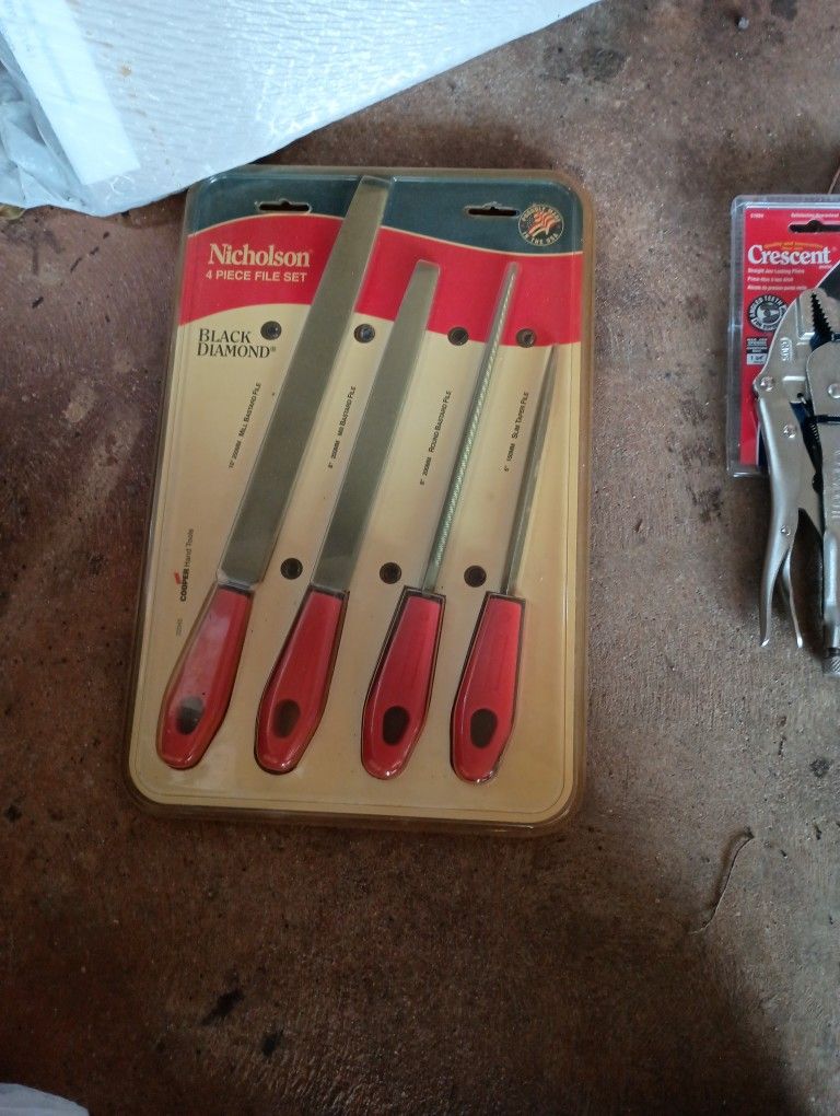 New Tools Nicholson 4 piece File Set