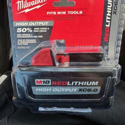 Milwaukee M18 Battery Xc6.0
