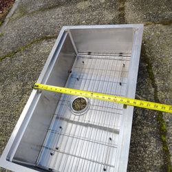 KRAUS KHU100-32 32-Inch 16 Gauge Undermount Single Bowl Kitchen Sink