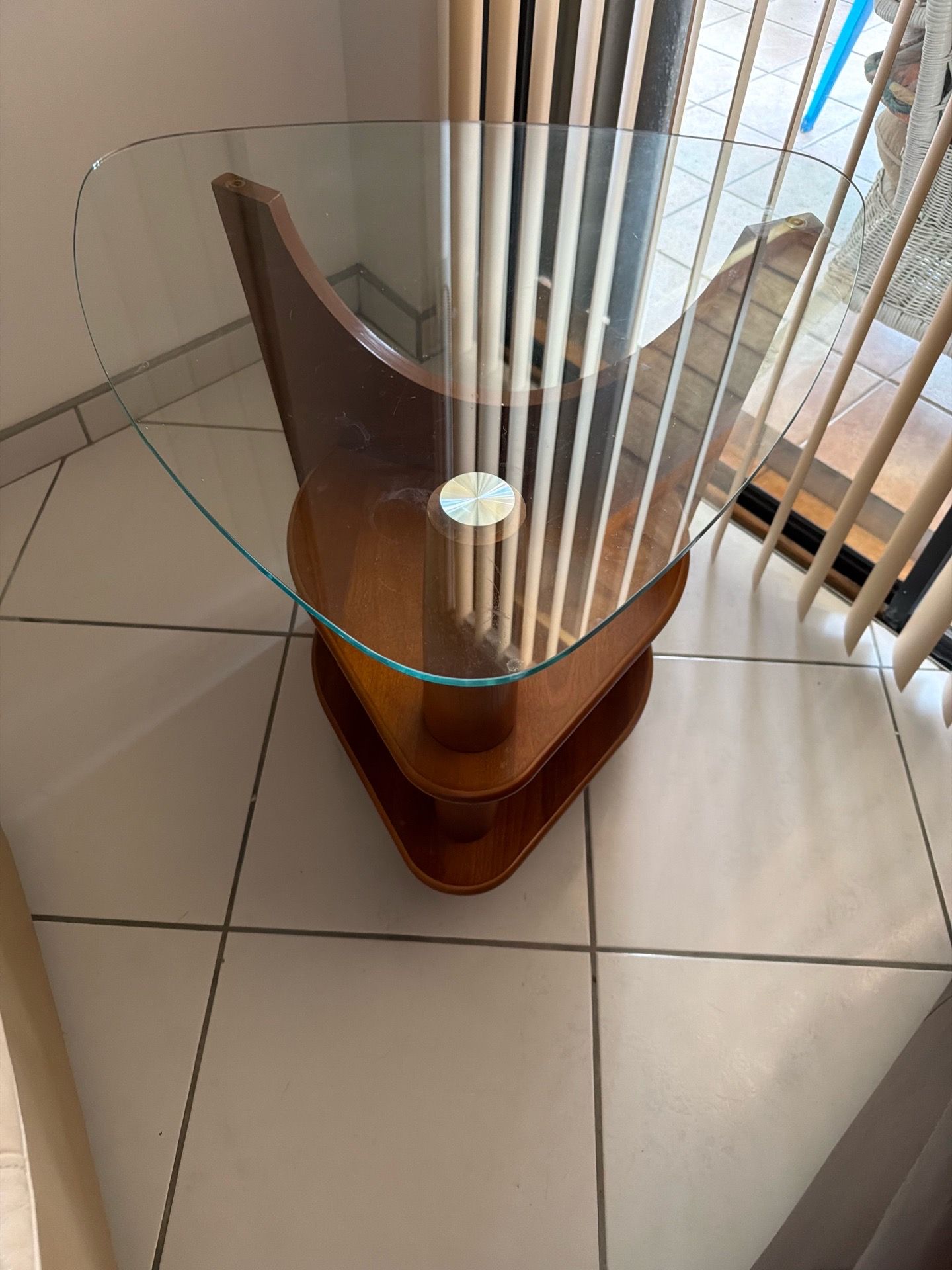 2 Modern Glass Side Tables – Matching Set – MUST GO BY THURSDAY