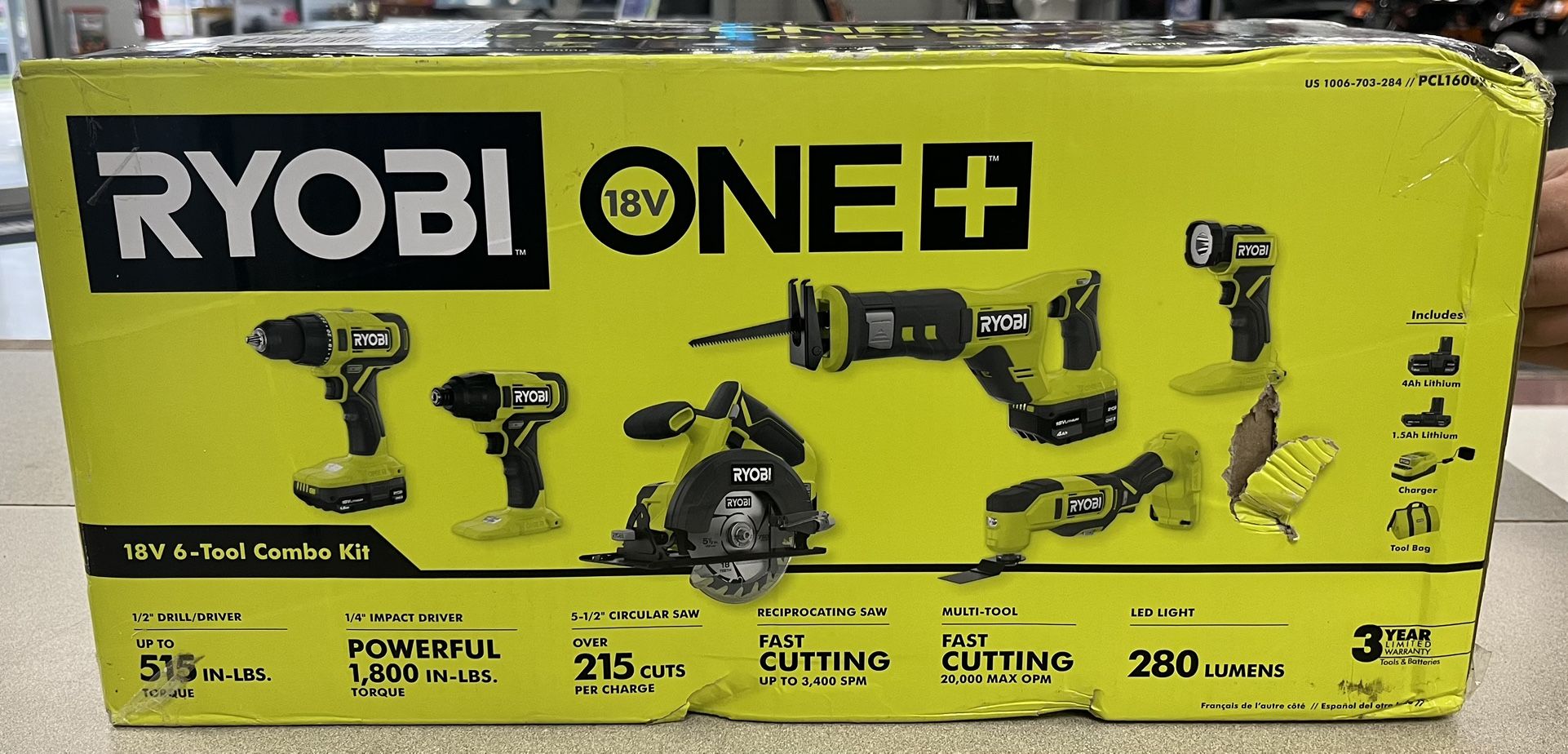 RYOBI MULTI TOOL DRILL SET
