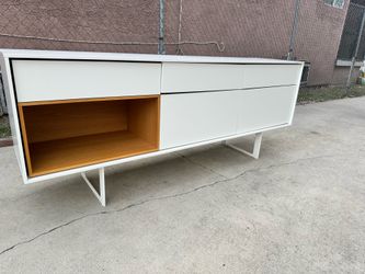 Aura Treku Media Console Entertainment Center Tv Stand Cabinet Sideboard Credenza