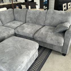 4 Piece Sectional Sofa With Ottoman 