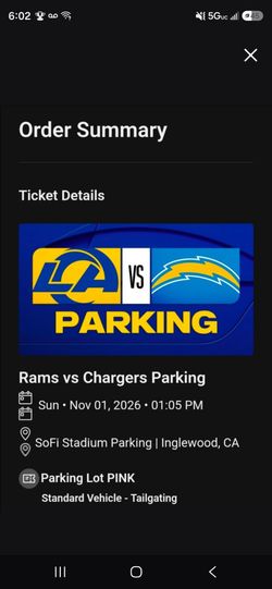 Pink Lot Parking Pass