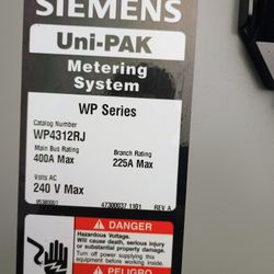 Siemens Uni Pak Metering system 