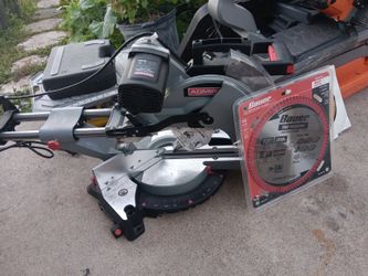 Brand new never use 12 inche Admiral Bevel Sliding compound Miter Saw with blade $150.00 Firm
