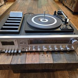 m Stereo Receiver/Cassette Recorder/Record Player  