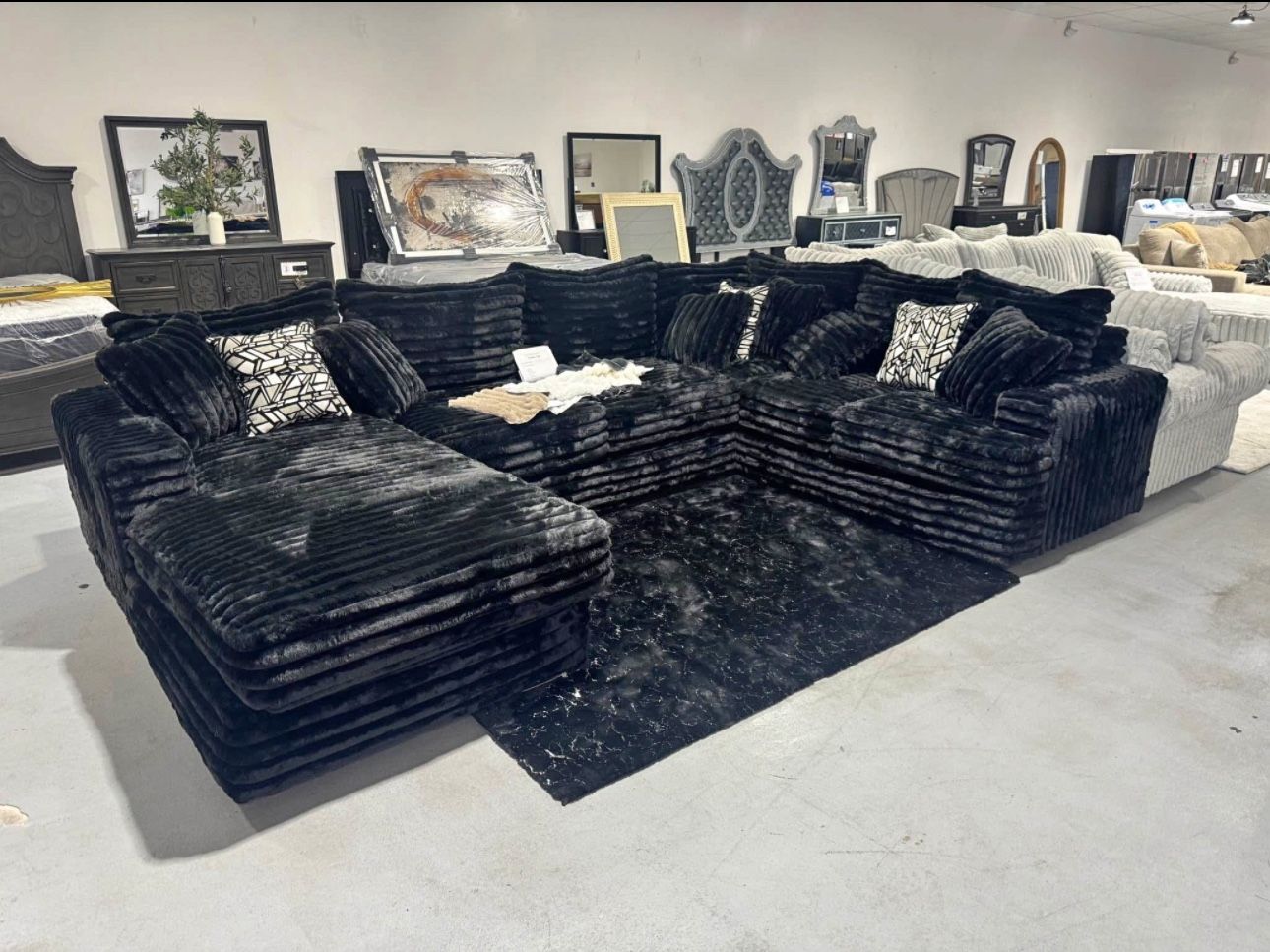 Black Sofa Sectional