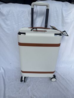 Champs carry On Luggage White 20” TSA Built In