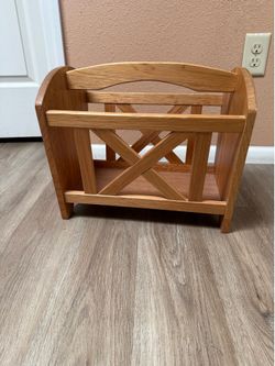 Wooden Magazine rack