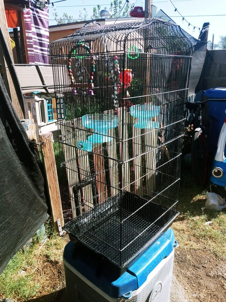Tall Bird Cage