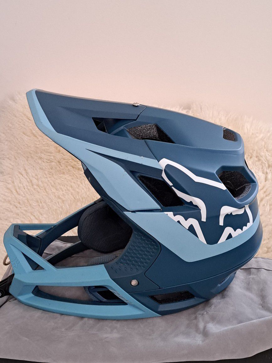Fox Racing Proframe 21FA MTB Mountain Bike Helmet Slate Blue XL