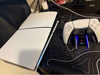PS5 digital edition w/ controller and controller dock