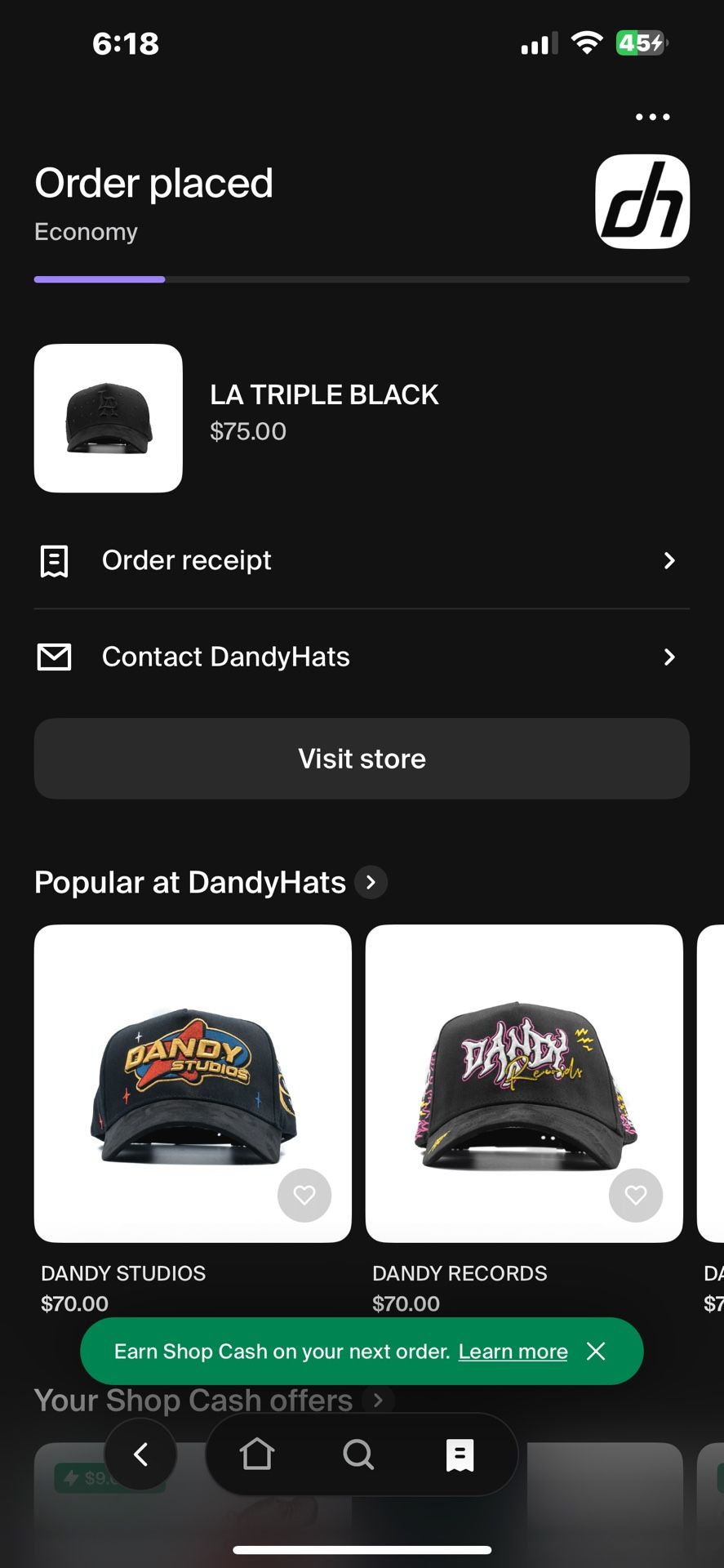Dandy Hats “La Triple Black”
