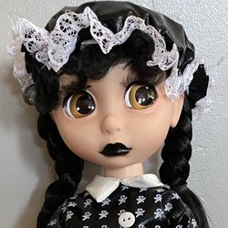NEW Handmade Addams Family Wednesday Doll For Sale For $100!!!