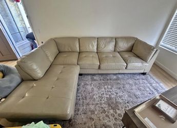Leather Sectional Couch