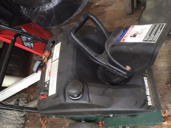 Yard machine 5.0hp 21" snow blower