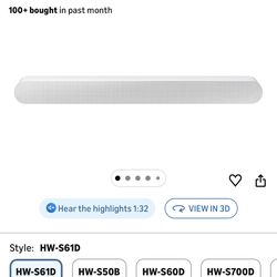 Samsung HW-S61D 5.0ch Dolby Atmos Soundbar — BRAND NEW & SEALED