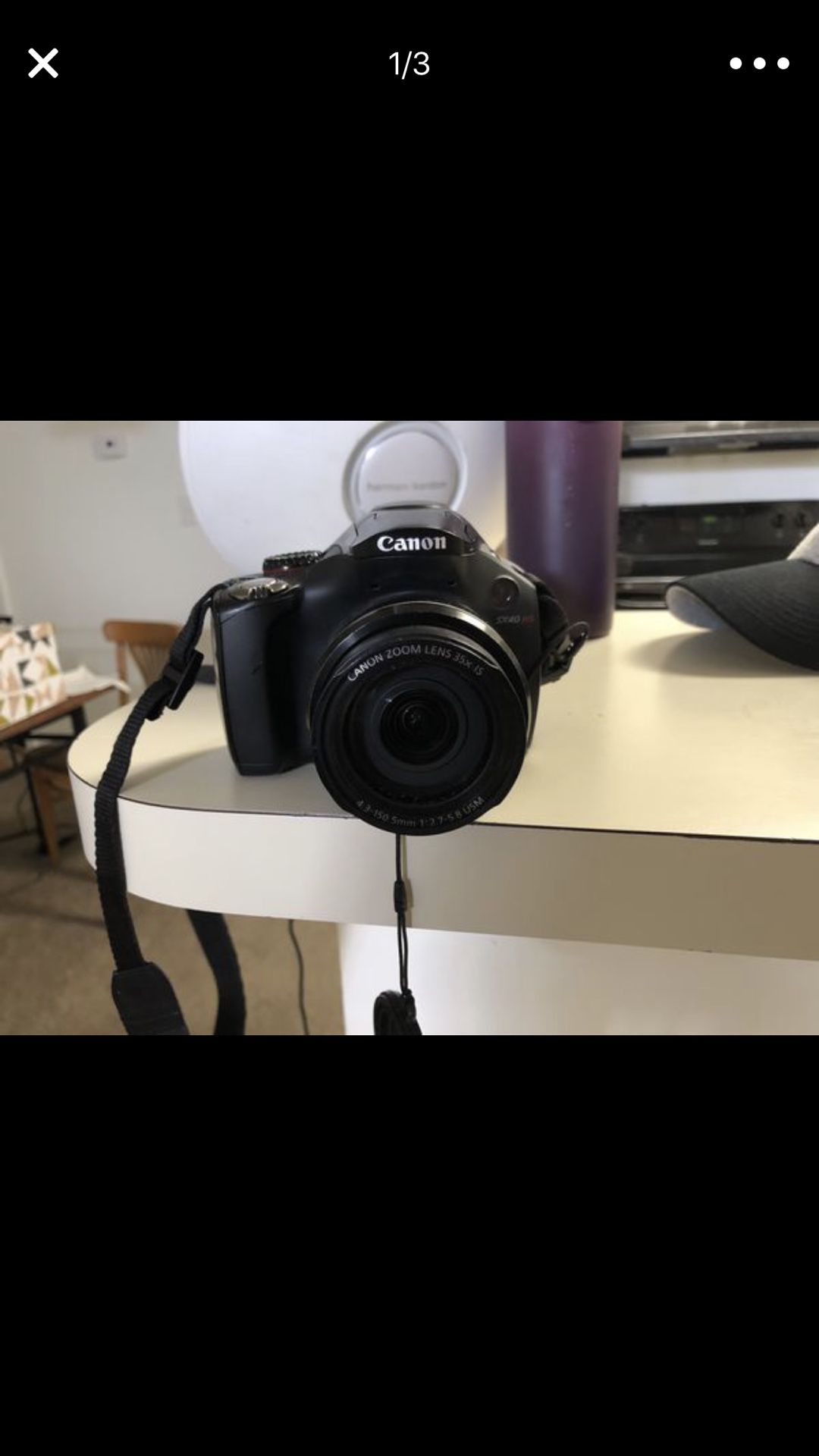 Canon sx40 cámara-filmadora lente full HD ultra zoom y enfoque.