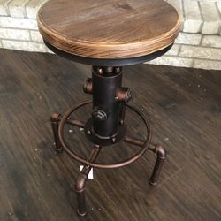 New Steampunk Stool Made Out Of Steel Very Heavy